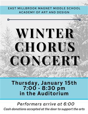 Chorus Concert digital flyer